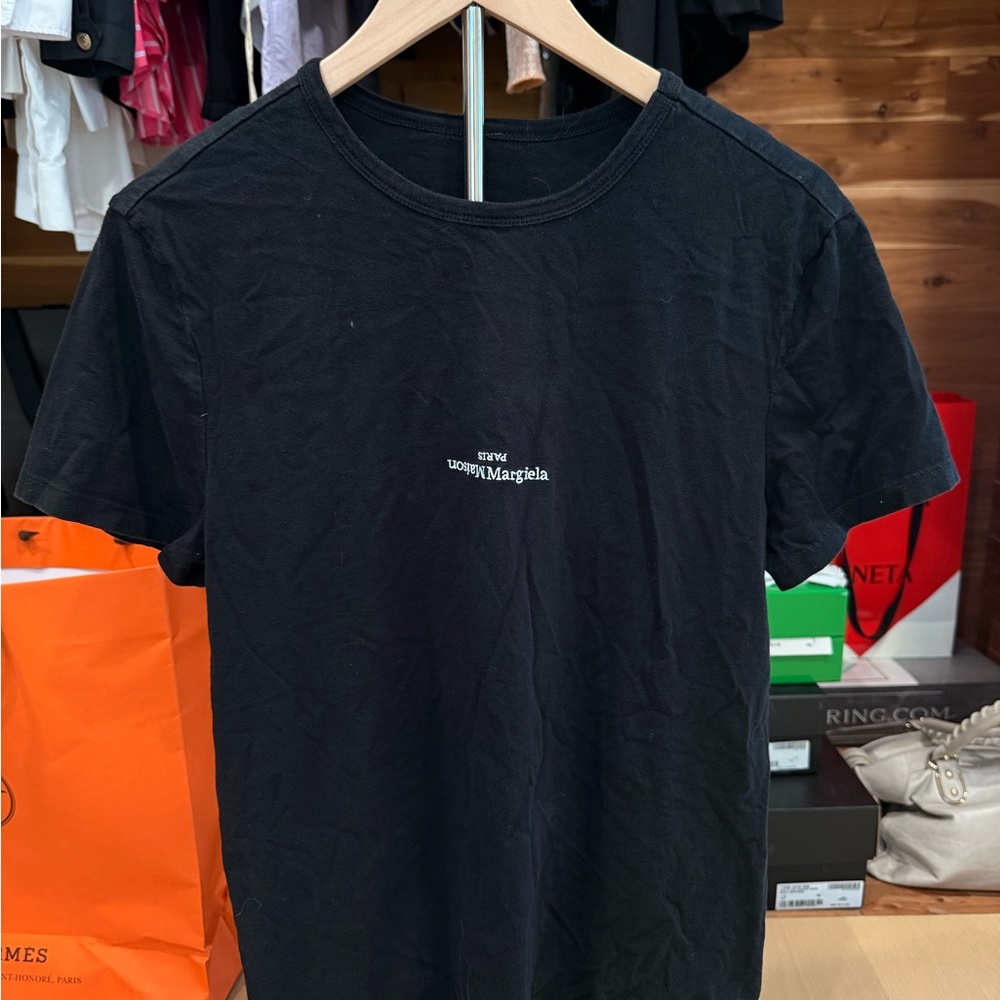 Maison Margiela embroidered Black T-Shirt